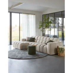Hoekbank links Tirato Beige premium comfort