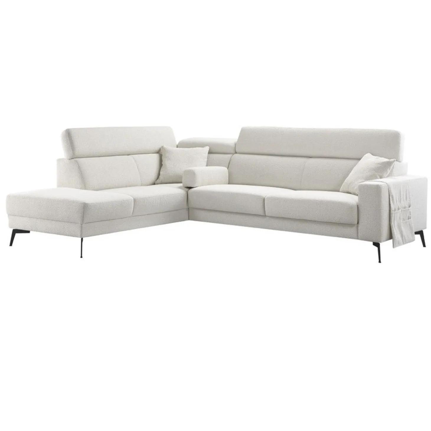 Hoekbank links Tusari Beige basic comfort