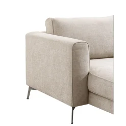 Hoekbank Linoza Naturel relaxfunctie rechts premium comfort