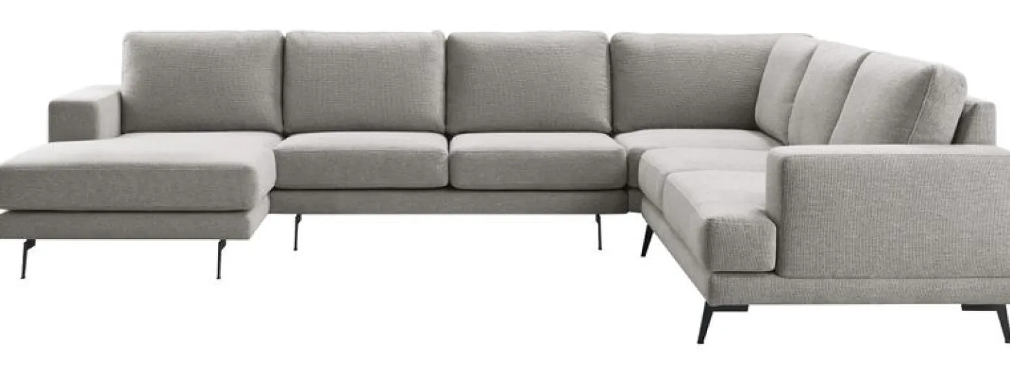 Hoekbank rechts Acante Grijs basic comfort