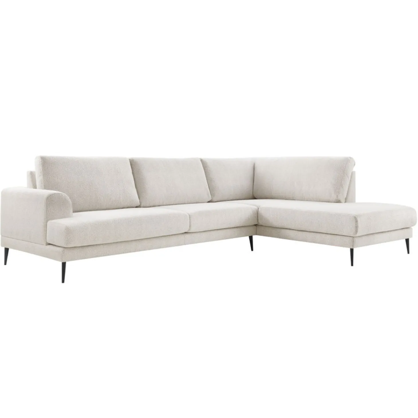 Hoekbank rechts Ansio Beige premium comfort