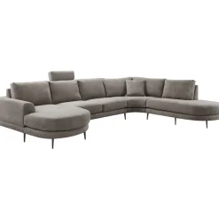 Hoekbank rechts Aziri Pocket visco zitting taupe