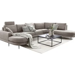 Hoekbank rechts Aziri Pocket visco zitting taupe