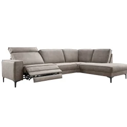 Hoekbank rechts Barrio Bruin relaxfunctie excellent comfort