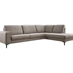 Hoekbank rechts Barrio Bruin basic comfort