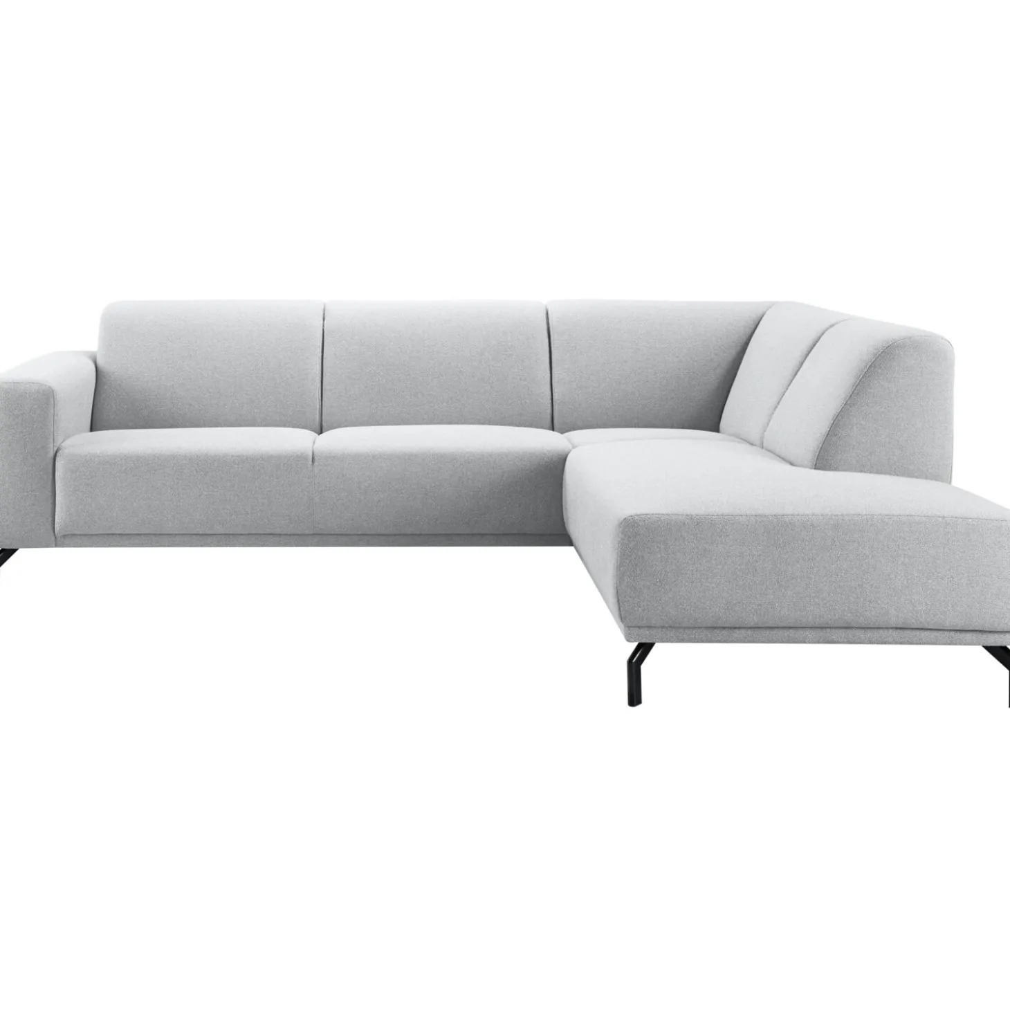 Hoekbank rechts Bellanti Lichtgrijs premium comfort
