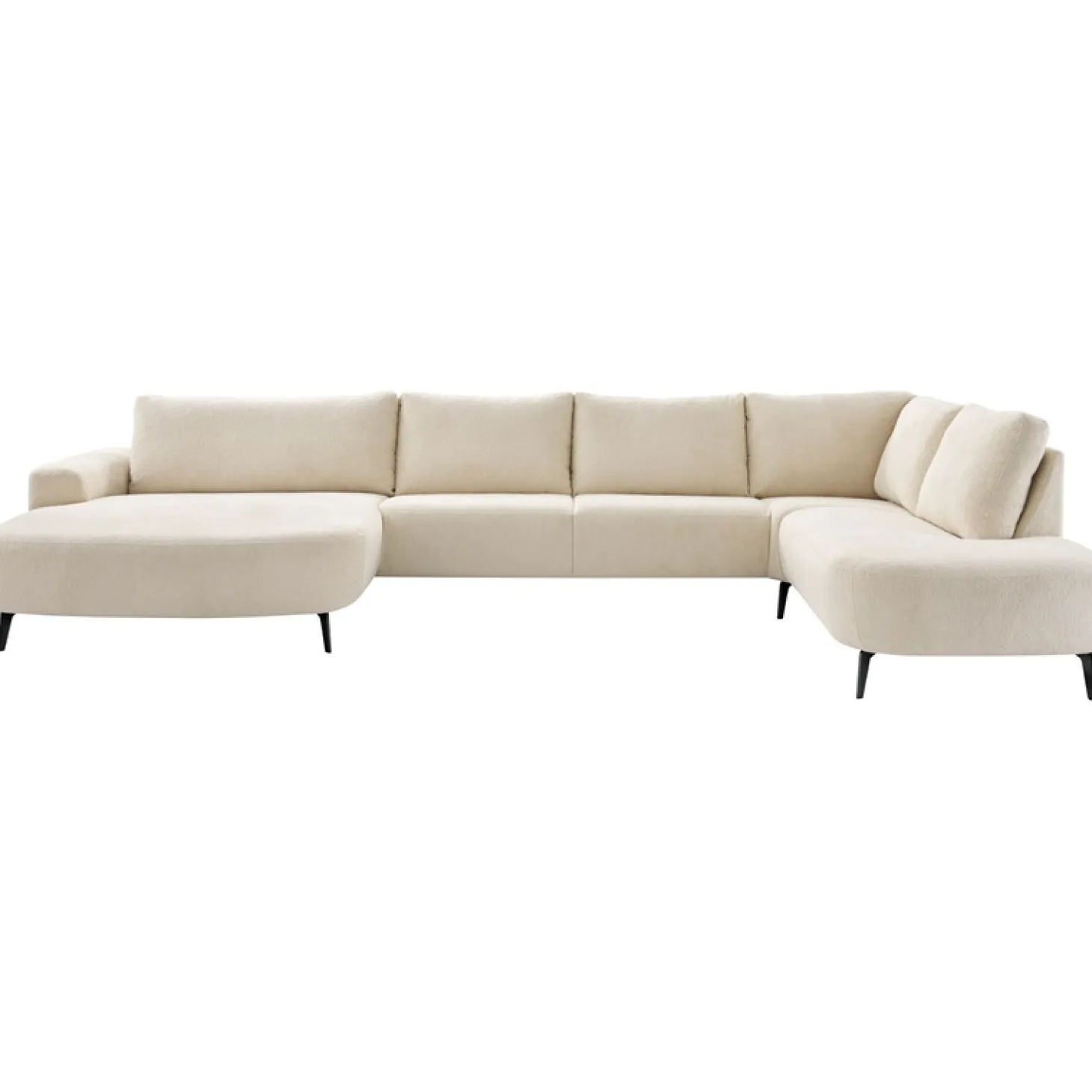 Hoekbank rechts Davanti HR-zitting beige