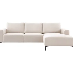 Hoekbank rechts Fabria Beige basic comfort