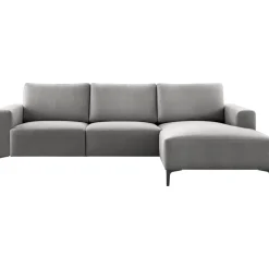 Hoekbank rechts Fabria Donkergrijs basic comfort