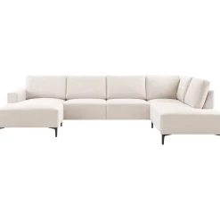Hoekbank rechts Fabria Groot beige basic comfort