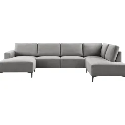 Hoekbank rechts Fabria Groot donkergrijs basic comfort