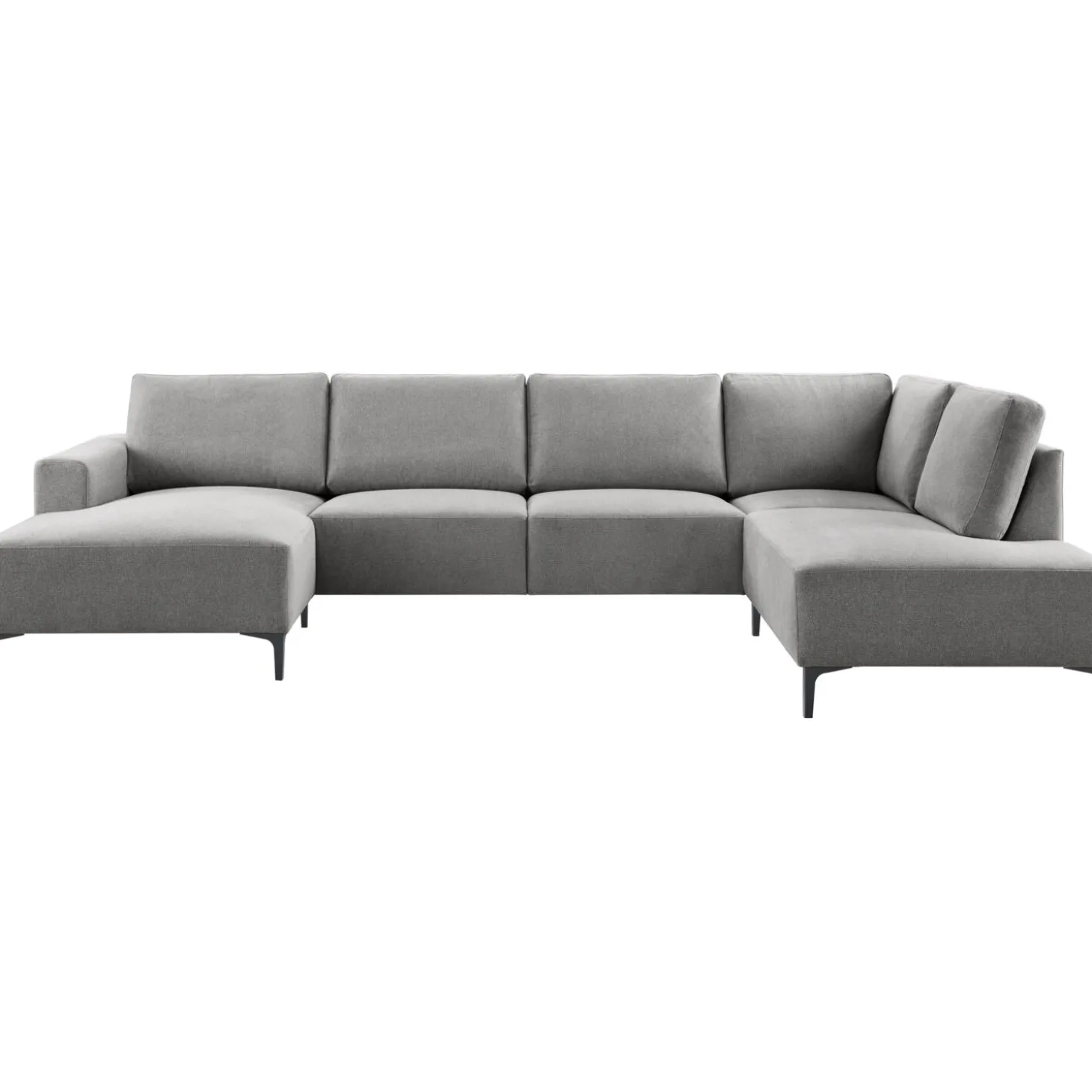 Hoekbank rechts Fabria Groot donkergrijs basic comfort