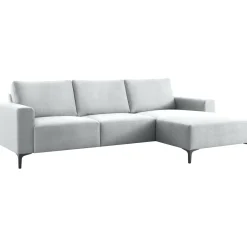 Hoekbank rechts Fabria Lichtgrijs basic comfort