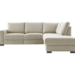 Hoekbank rechts Florance HR koudschuim beige relaxfunctie