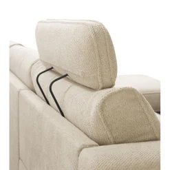 Hoekbank rechts Licato Naturel relaxfunctie premium comfort
