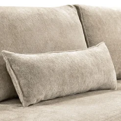 Hoekbank rechts Licato Taupe relaxfunctie excellent comfort hocker