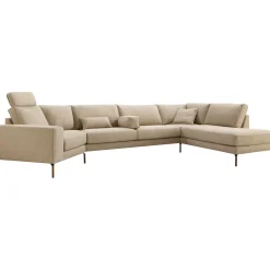 Hoekbank rechts Linoza Taupe supreme comfort
