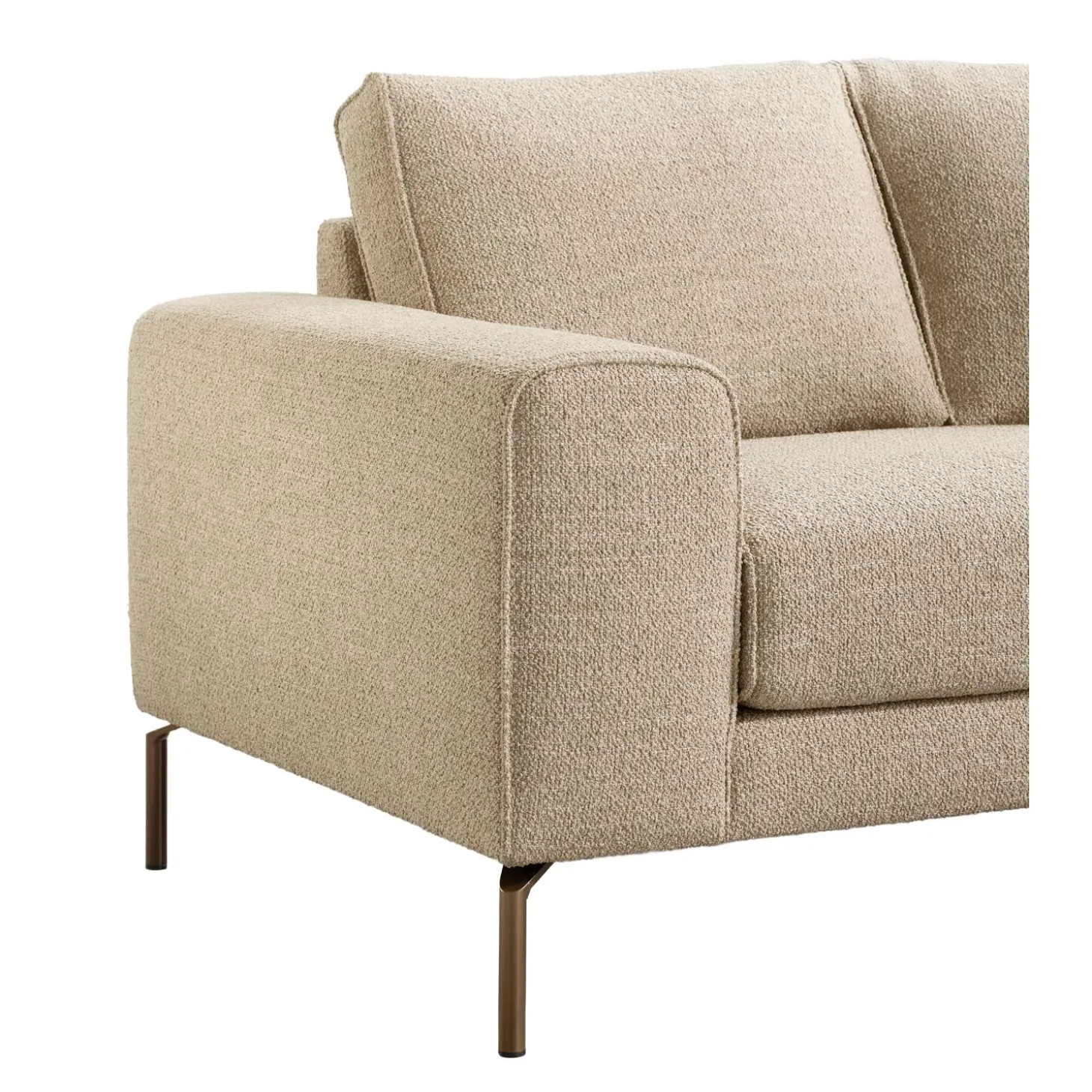 Hoekbank rechts Linoza Taupe supreme comfort