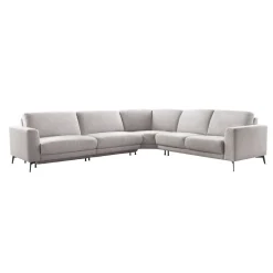 Hoekbank rechts Moscato Lichtgrijs exelent comfort