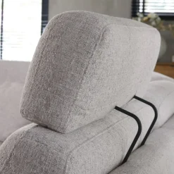 Hoekbank rechts Moscato Lichtgrijs exelent comfort