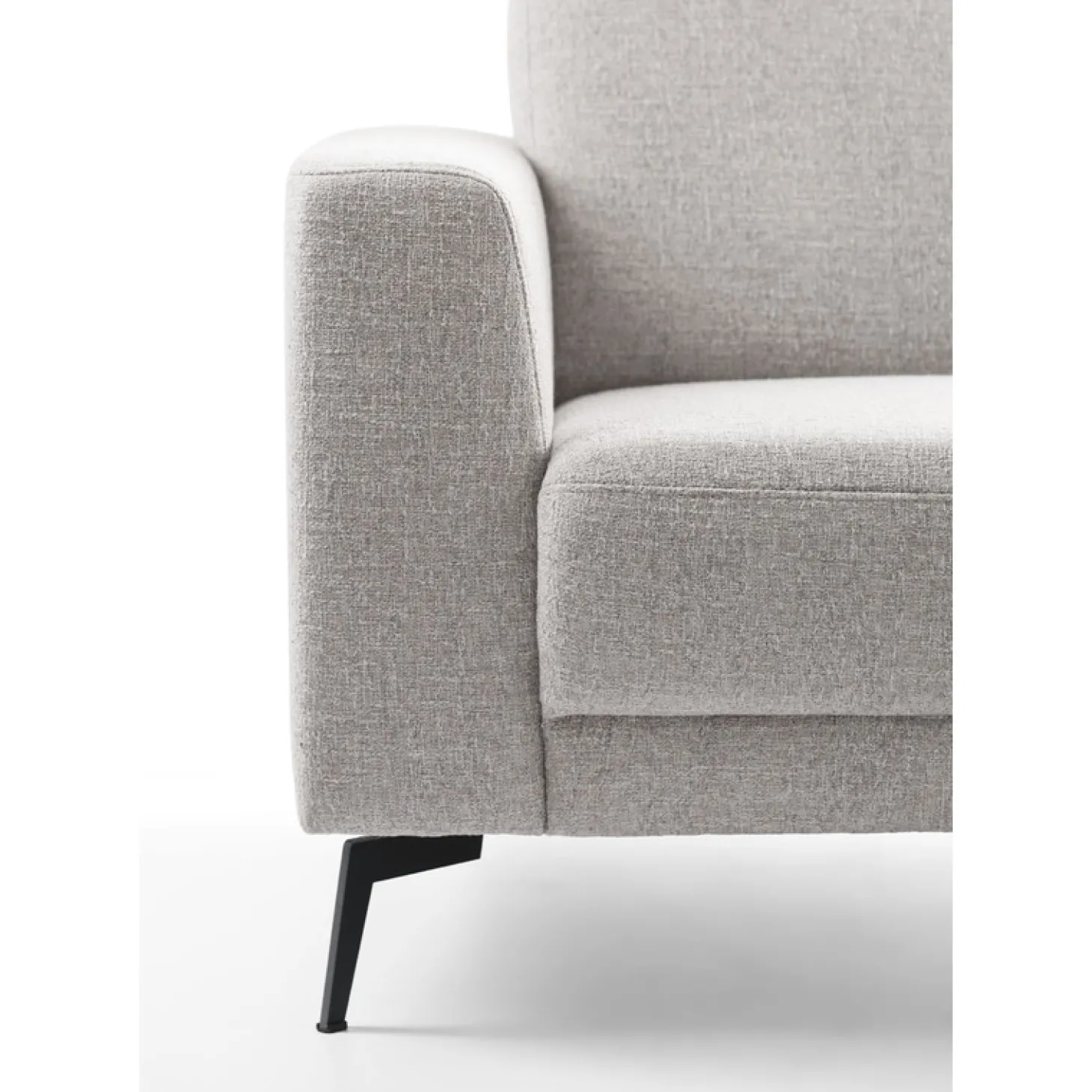 Hoekbank rechts Moscato Lichtgrijs exelent comfort