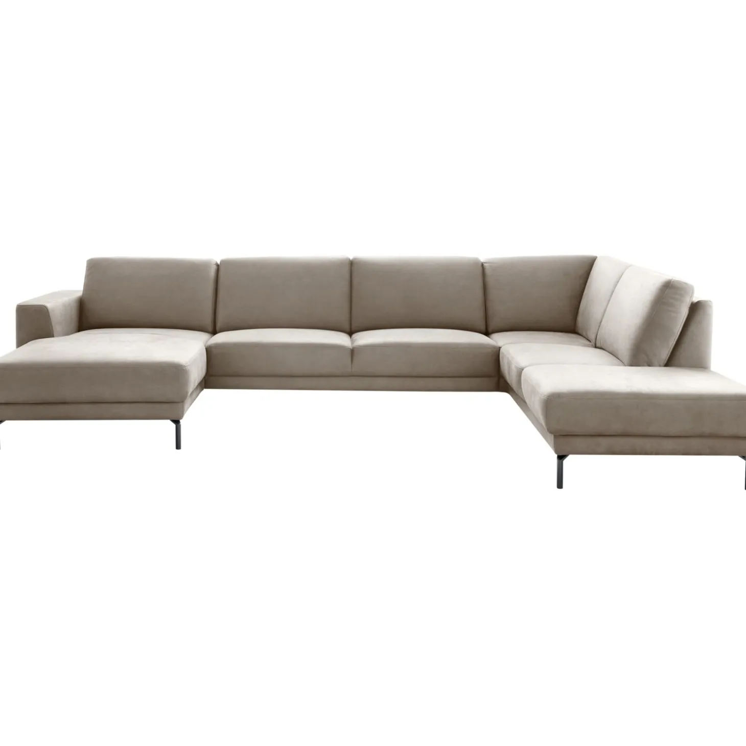 Hoekbank rechts Moscato Traagschuim beige relaxfunctie