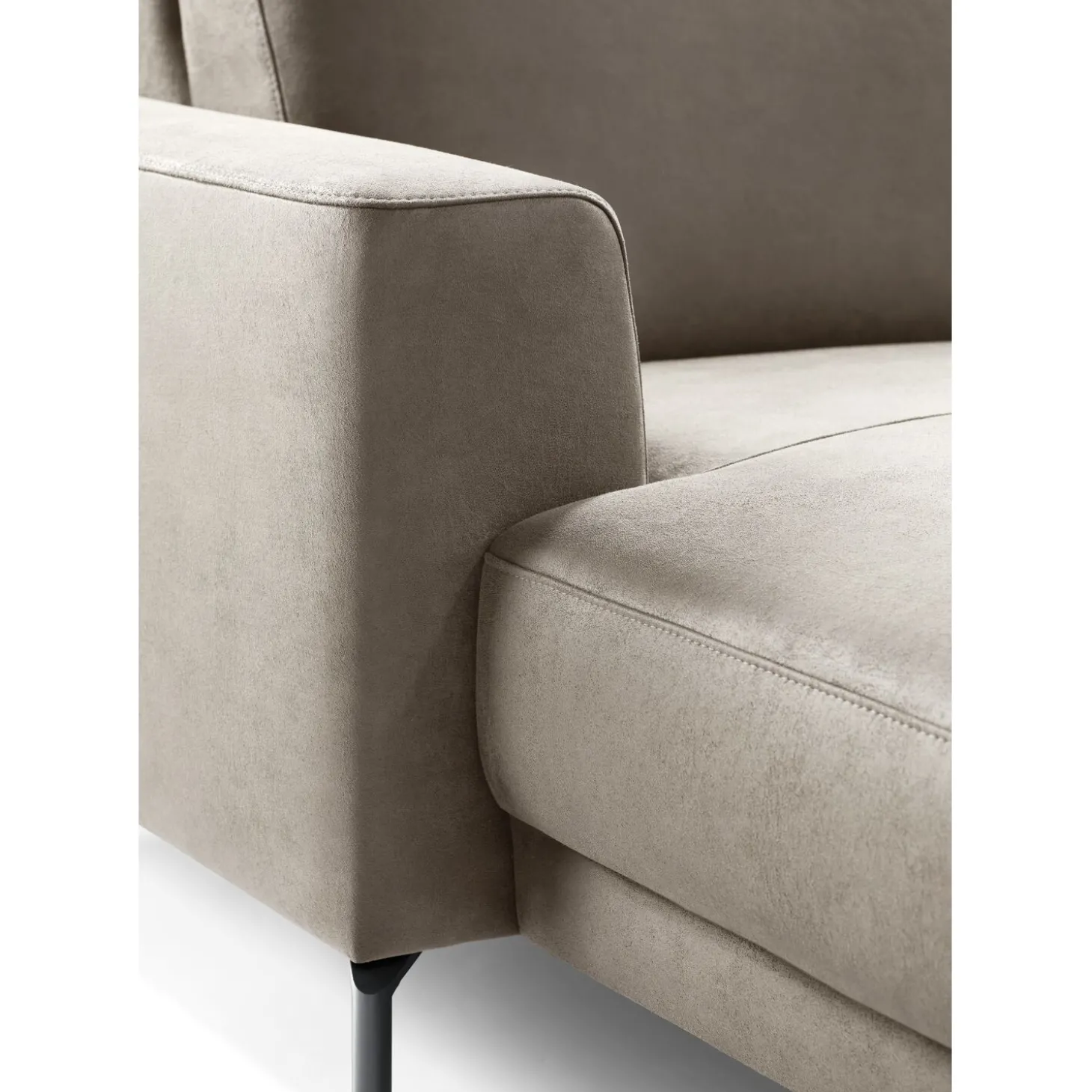 Hoekbank rechts Moscato Traagschuim beige relaxfunctie