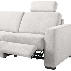 Hoekbank rechts Muscolo Grijs relaxfunctie premium comfort