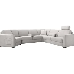 Hoekbank rechts Muscolo Grijs relaxfunctie premium comfort