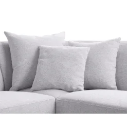 Hoekbank rechts Pantini Lichtgrijs basic comfort