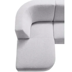 Hoekbank rechts Pantini Lichtgrijs basic comfort
