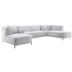 Hoekbank rechts Pantini Lichtgrijs basic comfort