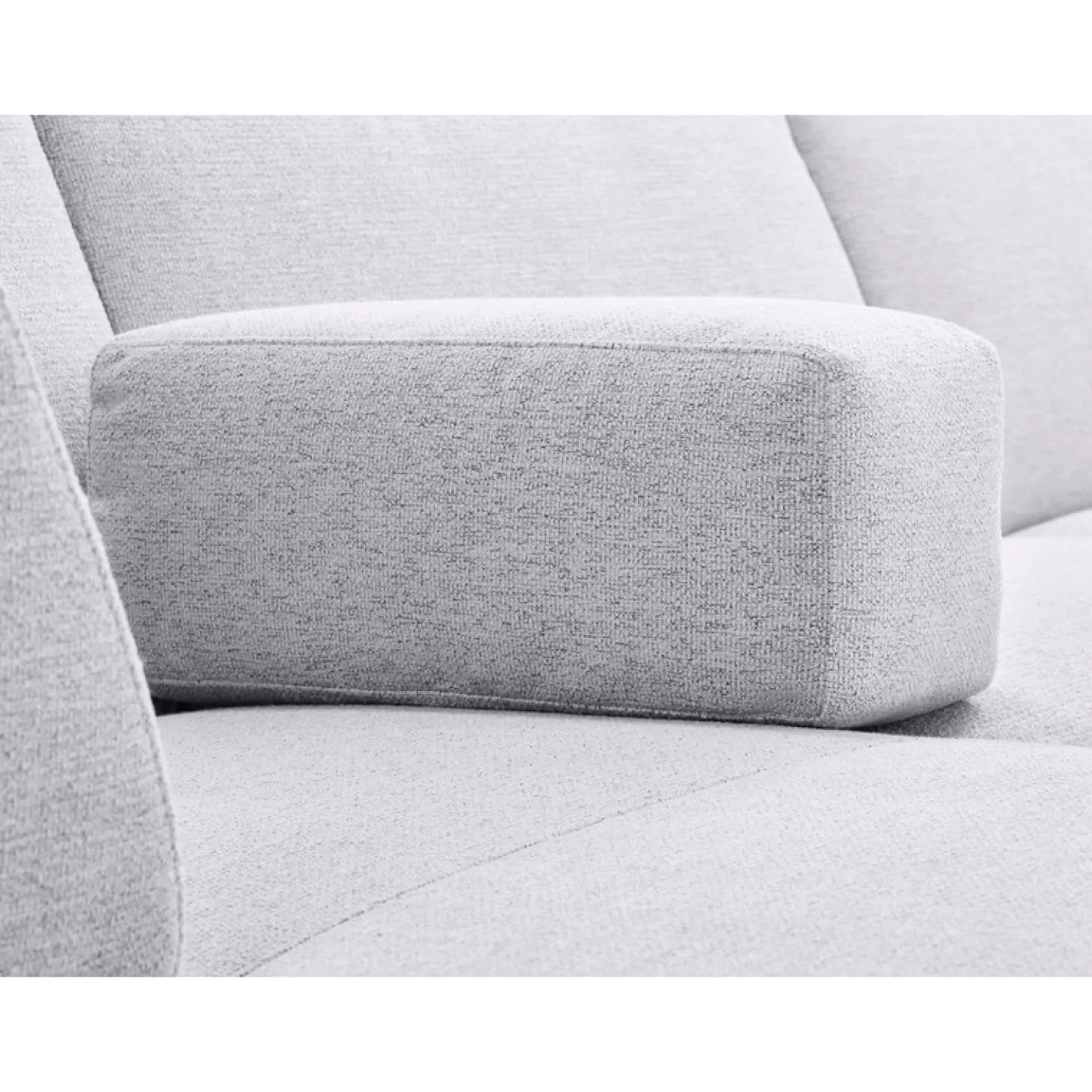 Hoekbank rechts Pantini Lichtgrijs premium comfort