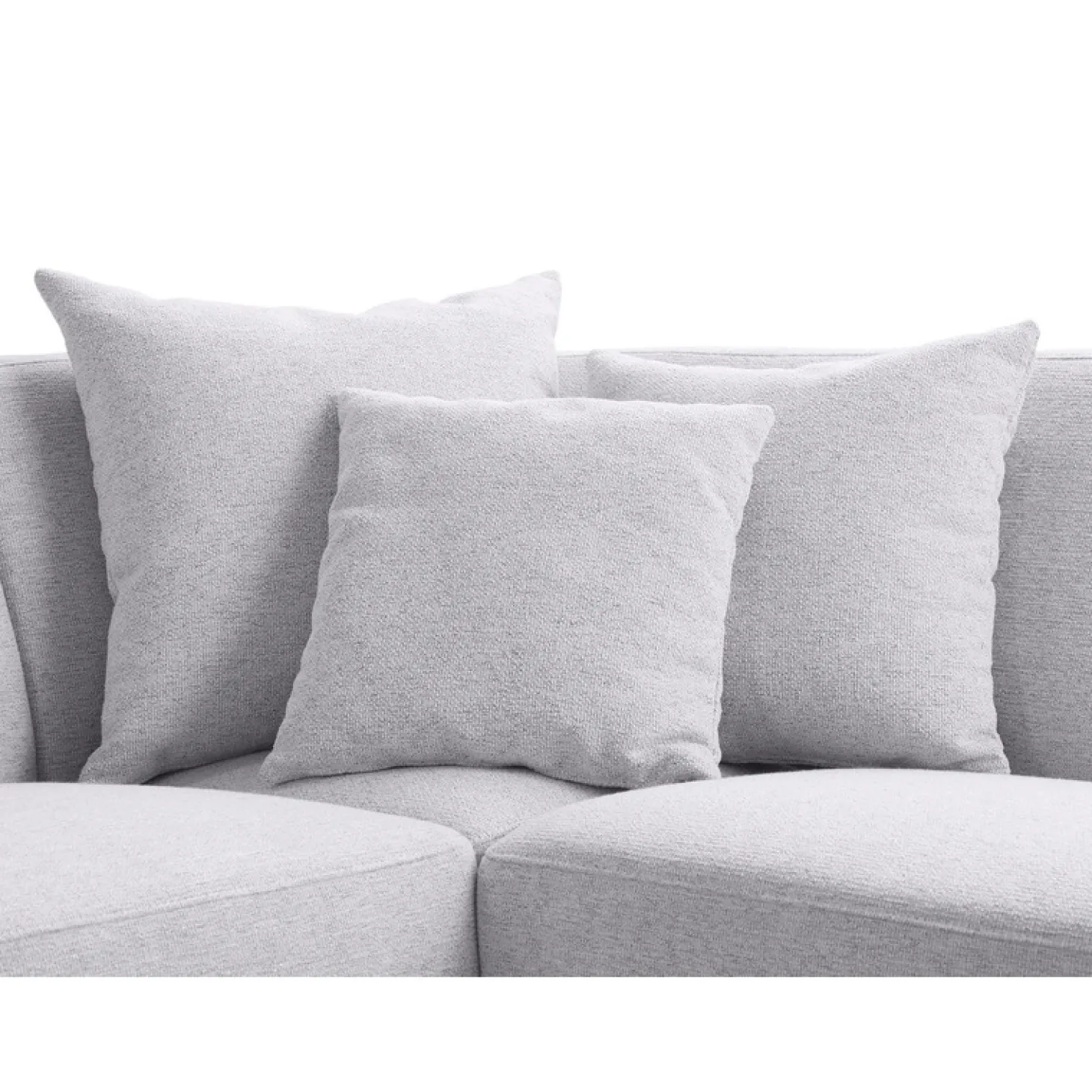 Hoekbank rechts Pantini Lichtgrijs premium comfort