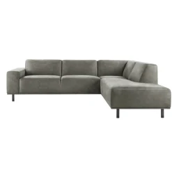 Hoekbank rechts Pantini Microleder grafiet supreme comfort