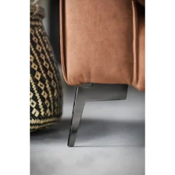 Hoekbank rechts Pomonte Velvet bruin basic comfort