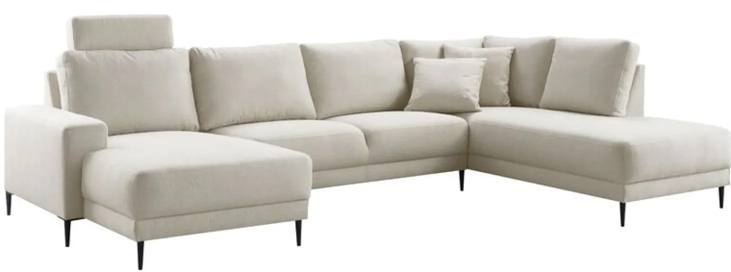 Hoekbank rechts Portona Ecru basic comfort