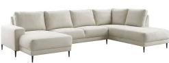 Hoekbank rechts Portona Ecru basic comfort