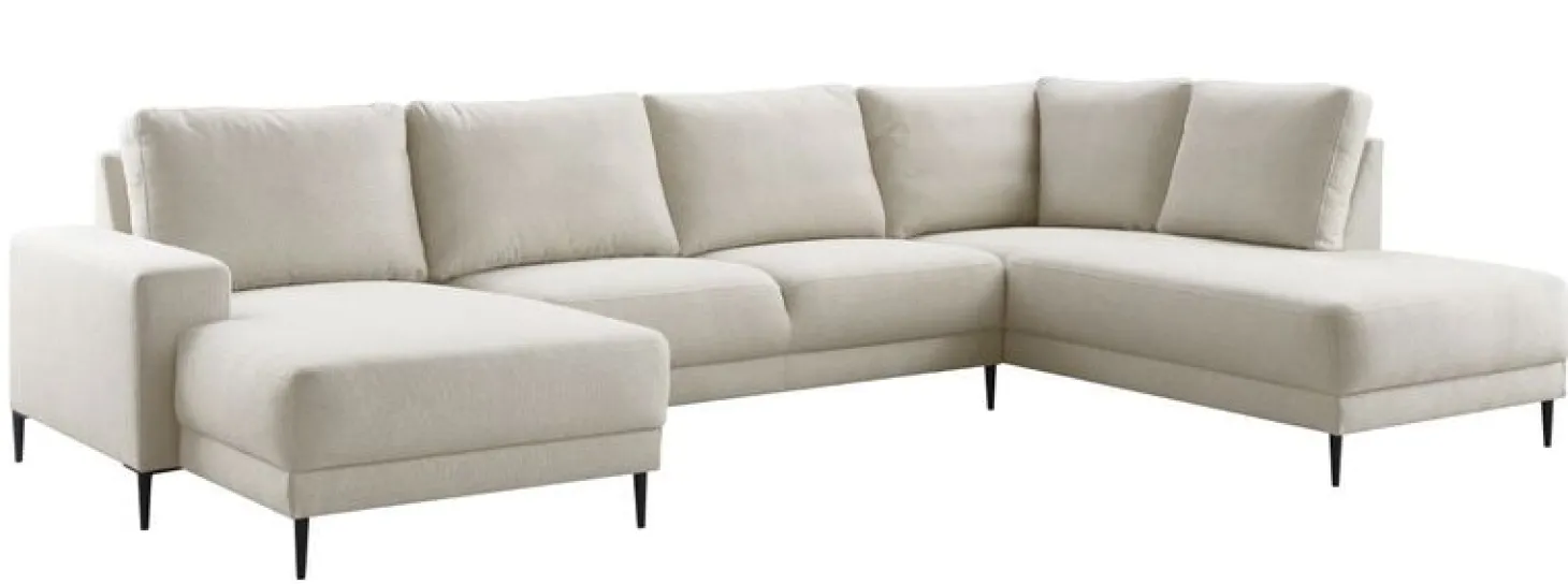 Hoekbank rechts Portona Ecru basic comfort
