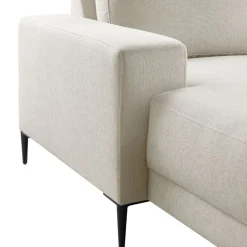 Hoekbank rechts Portona Ecru premium comfort