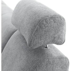 Hoekbank rechts Puento Gerecycled polyether HR-zitting grijs