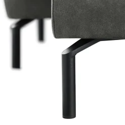 Hoekbank rechts Tusari Microleder antraciet basic comfort
