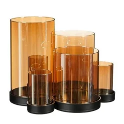 Kaarsenhouder Orselina 6 glazen goud