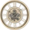 Klok Nimar Metaal rond 60cm taupe open dessin 44