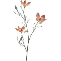 Kunstbloem Varenzo Magnolia oranje