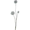 Kunstbloem Varenzo Waterlelie grijs