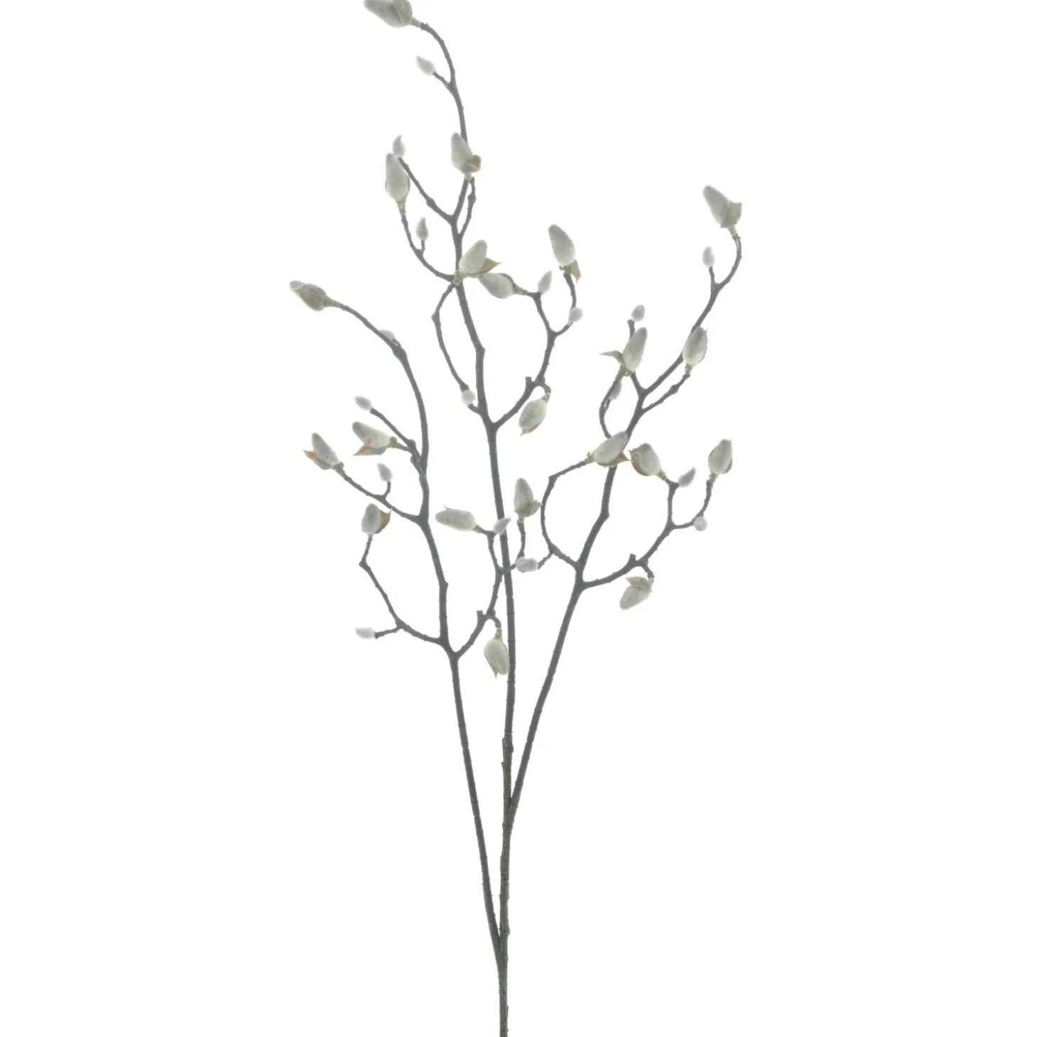 Kunsttak Varenzo Magnolia knop L zwart