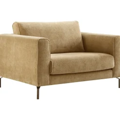 Loveseat Linoza Bouclé lichtbruin premium comfort