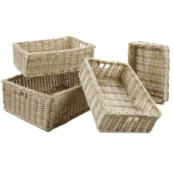 Mand Cestelli Rechthoek S naturel