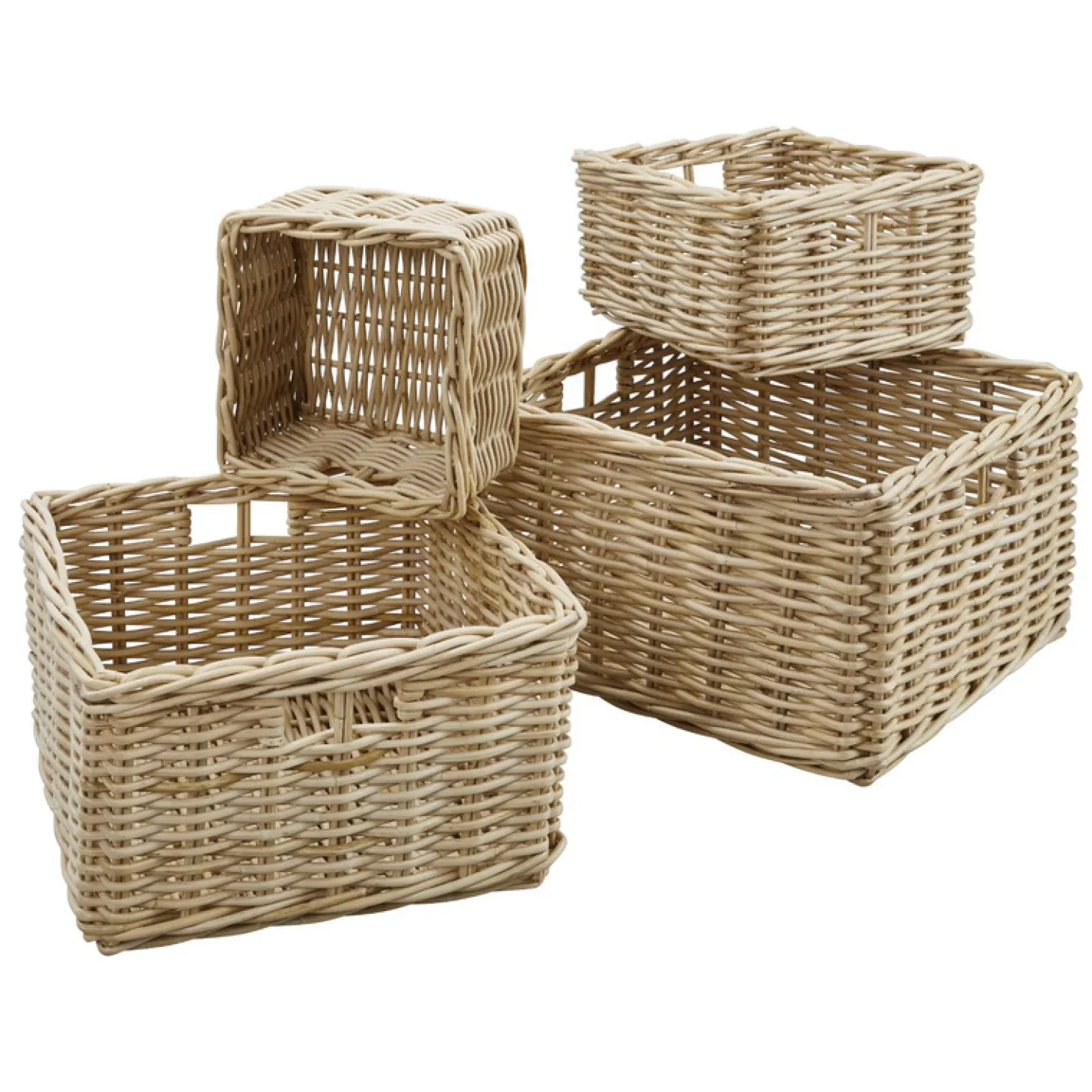 Mand Cestelli Vierkant XL naturel